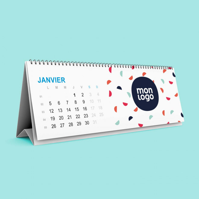 CALENDRIER CHEVALET PERSONNALISABLE 'EASEL RECYCLE' 