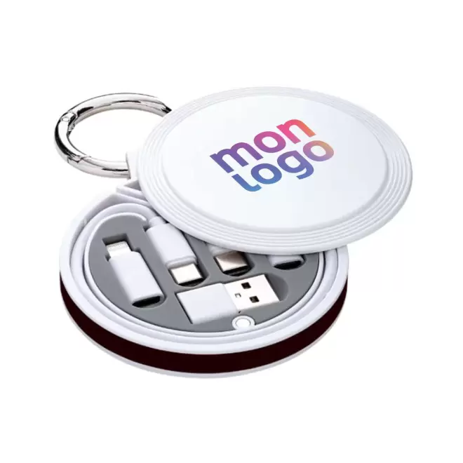 CABLE CHARGE 6 EN 1 PERSONNALISABLE 'RONDINO'