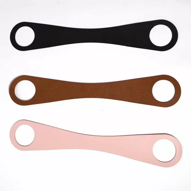 LANIERE GOURDE EN CUIR RECYCLE PERSONNALISABLE MIF 'BOTIA'