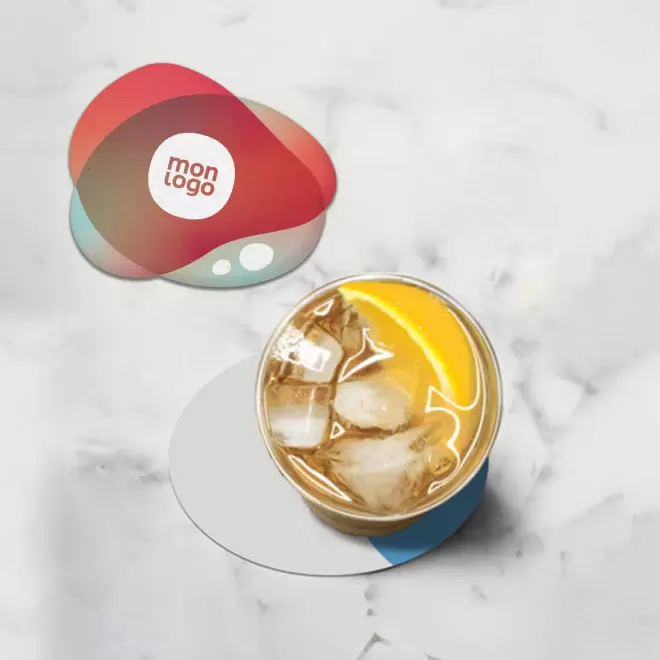 SOUS BOCK MIF EN CARTON PERSONNALISABLE 'BINOU FORME'