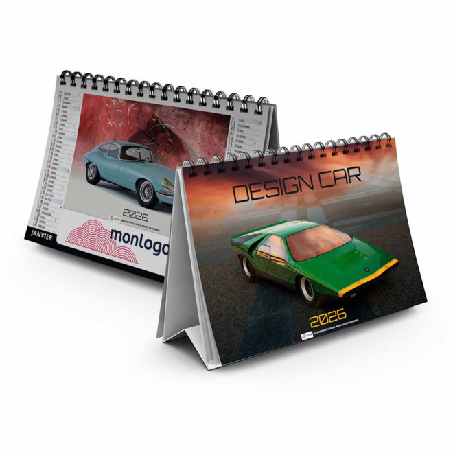 CALENDRIER CHEVALET 7 FEUILLETS PERSONNALISABLE 'ASHA'