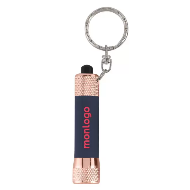 PORTE CLE LAMPE TORCHE PERSONNALISABLE 'VISTA TOUCH GOLD'