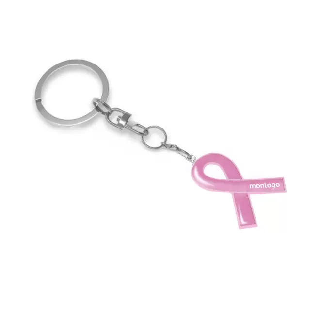 PORTE CLE RUBAN DE SOUTIEN PERSONNALISABLE 'FORCE'