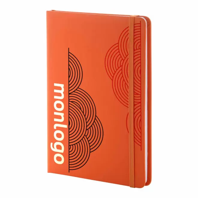 CARNET A5 PU RECYCLE NON LIGNE PERSONNALISABLE 'LUGGATE'