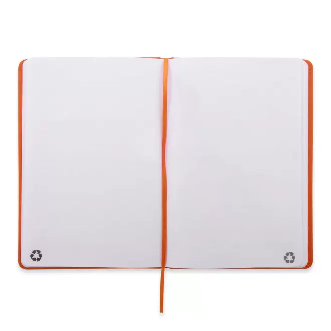 CARNET A5 PU RECYCLE NON LIGNE PERSONNALISABLE 'LUGGATE'