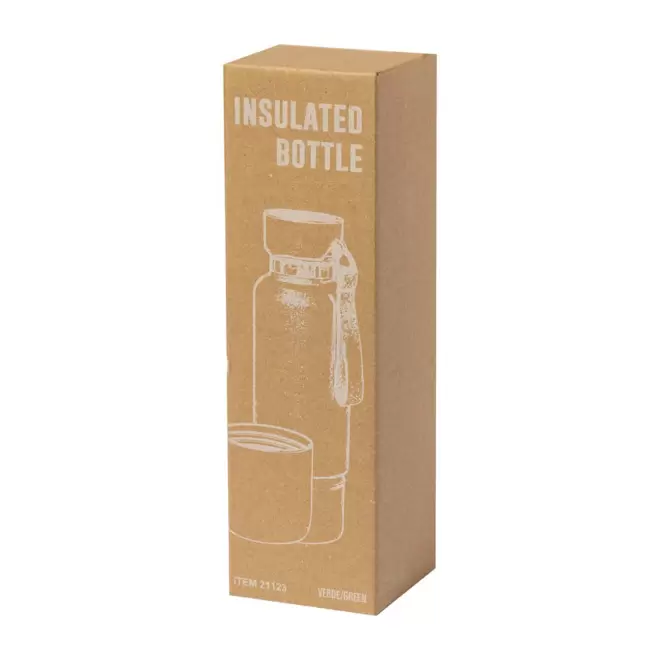 BOUTEILLE ISOTHERME PERSONNALISABLE AVEC GOBELET 'NOMLY'