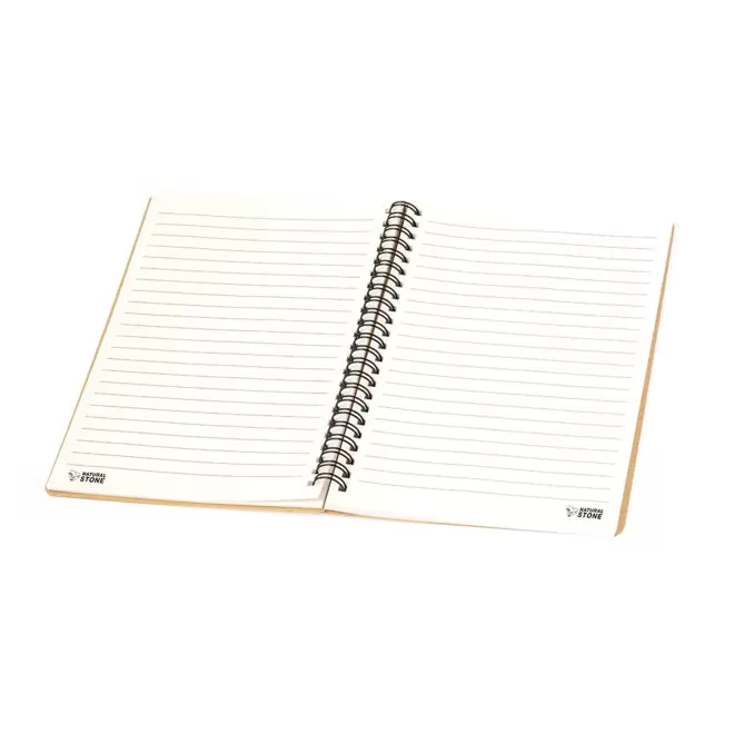 CARNET A SPIRALE PERSONNALISE PAPIER DE PIERRE 'PIETRO'