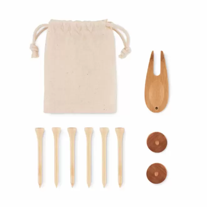 SET ACCESSOIRES DE GOLF PERSONNALISES 'GOLFI'