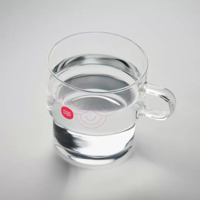 TASSE VERRE EMPILABLE PERSONNALISEE 300ML 'BOROPLI'