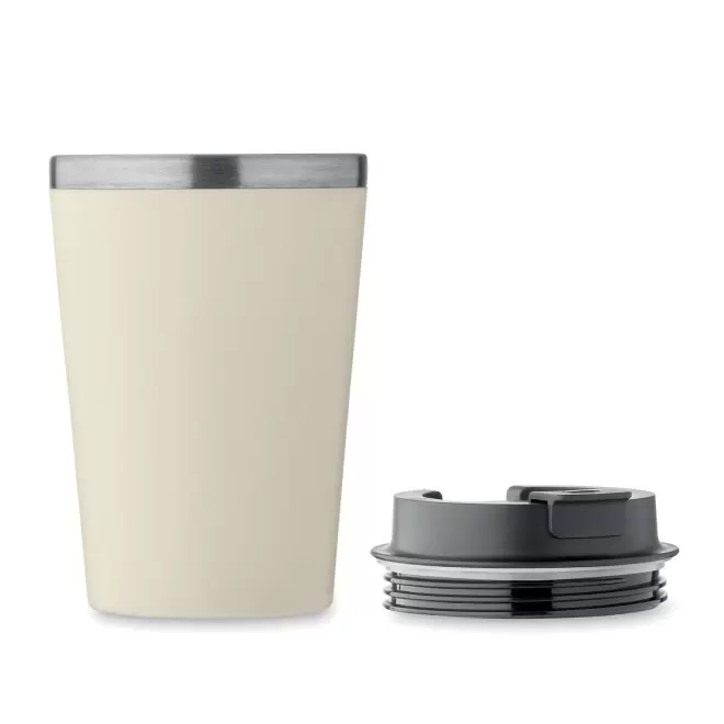 MUG ISOTHERME PERSONNALISE AVEC INTERIEUR CERAMIQUE 350ML 'MULTIS'