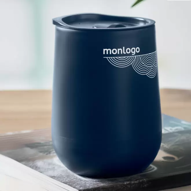 MUG DOUBLE PAROI PERSONNALISABLE EN PP 300ML 'GOUGA'