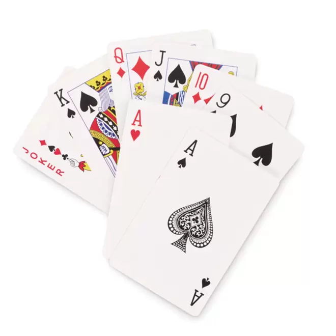 SET DE 2 JEUX DE CARTES PERSONNALISABLE 'FLUSH DUO'