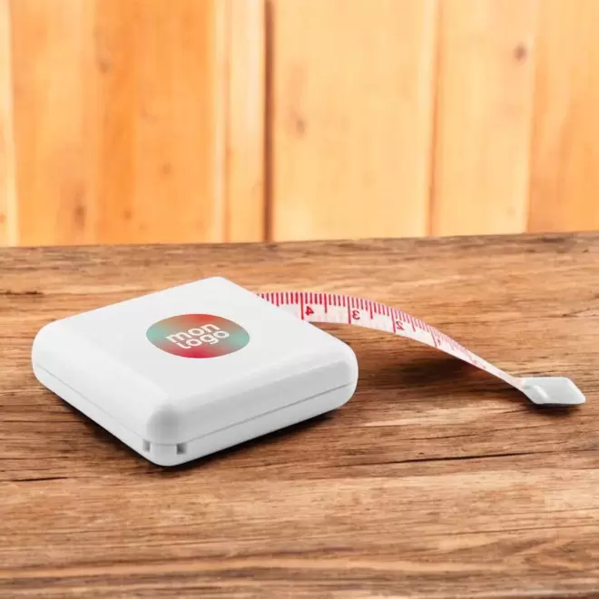 METRE RUBAN FLEXIBLE PERSONNALISABLE 'TAILLEURO CARRE' 