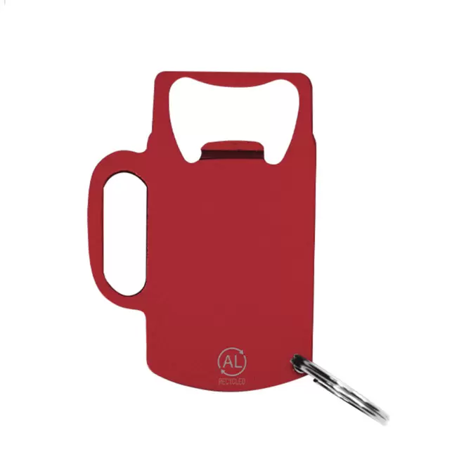 PORTE CLE DECAPSULEUR ALU RECYCLE PERSONNALISE 'PLAKI DRINK'