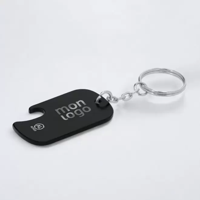 PORTE CLE ALU RECYCLE PERSONNALISABLE 'PLAKI DECAPS'