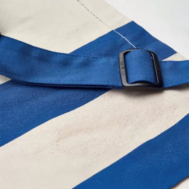 SAC EN COTON RECYCLE RAYE PERSONNALISABLE 'SAO DOUBLE'