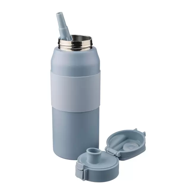 BOUTEILLE ISOTHERME AVEC PAILLE PUBLICITAIRE 'NAIJE'