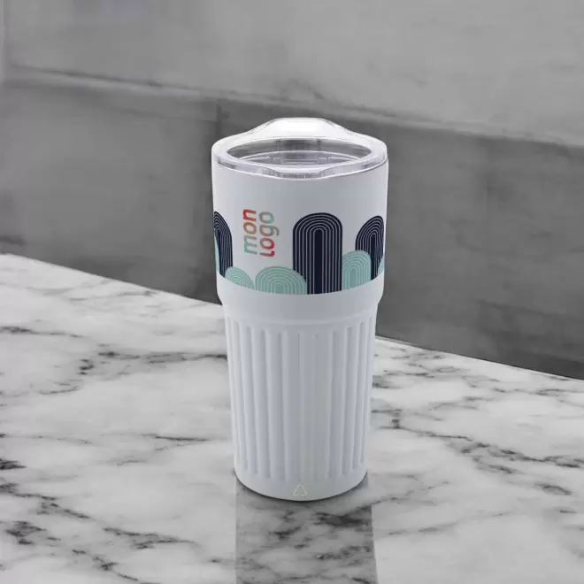 MUG ISOTHERME PERSONNALISE EN ACIER 600ML 'LUCIO'