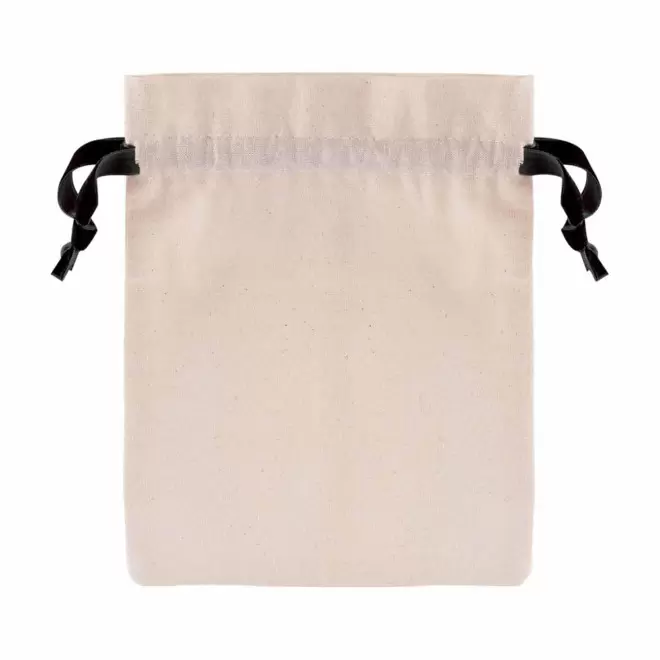 POCHON EN COTON AVEC RUBAN VELOURS PERSONNALISABLE 'TEVOC'