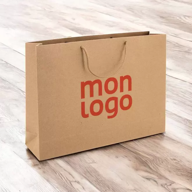 SAC CARTON PERSONNALISE 42x30x9 'KARTELOS'