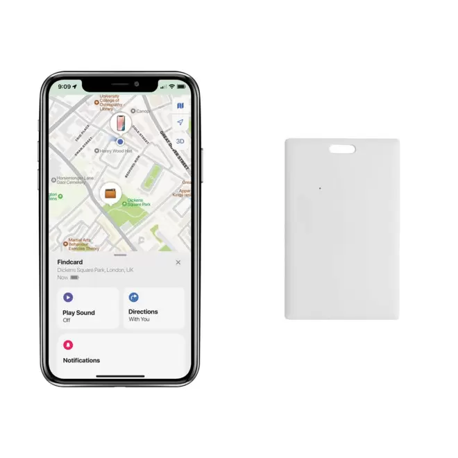 CARTE DE GEOLOCALISATION PERSONNALISABLE 'CARDFIND'