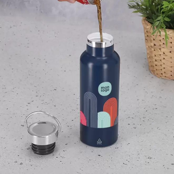 BOUTEILLE ISOTHERME PERSONNALISEE 'HOLLY RECYCLE CERAMIQUE'