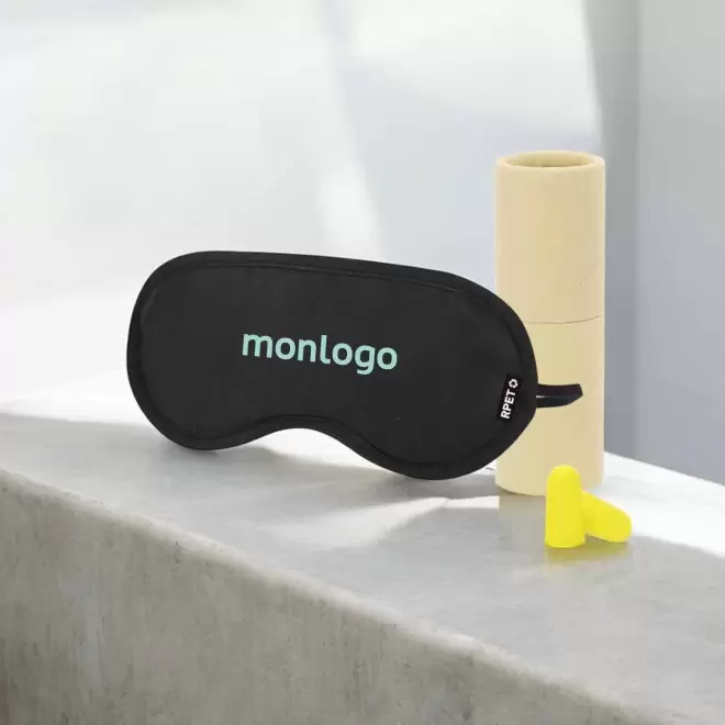 SET MASQUE DE NUIT ET BOUCHON PERSONNALISABLE 'MORPHEE'