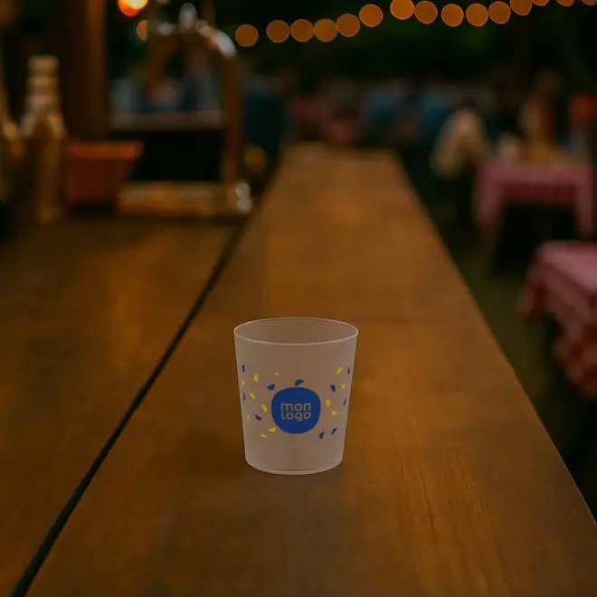 GOBELET SHOOTER PERSONNALISÉ 3CL 'CUPO QUADRI'