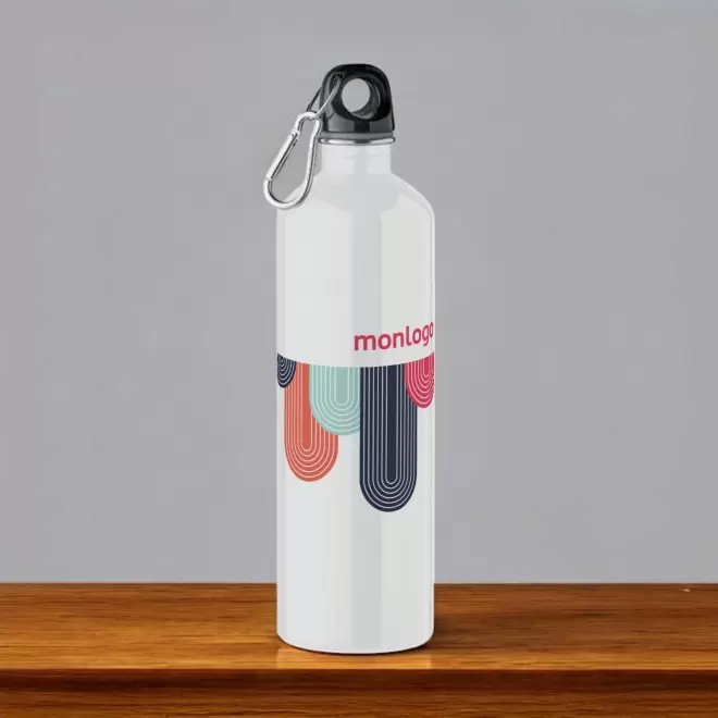 GOURDE ACIER RECYCLE PERSONNALISABLE 'AVEREST SUBLI'