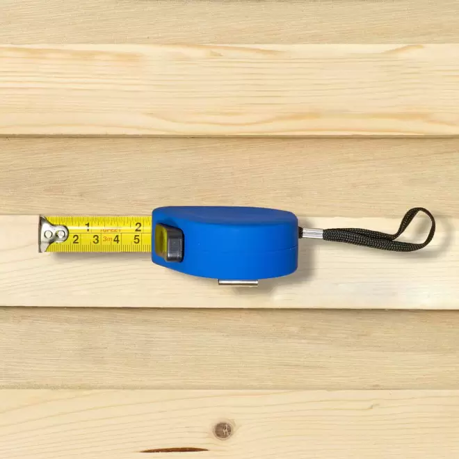 METRE RUBAN PERSONNALISABLE EN GOMME 'RINEFLO 5 M'