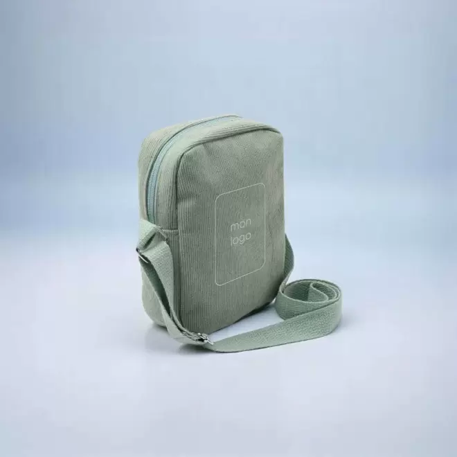 SACOCHE VELOURS COTELE PERSONNALISABLE 'BUDINSKY'