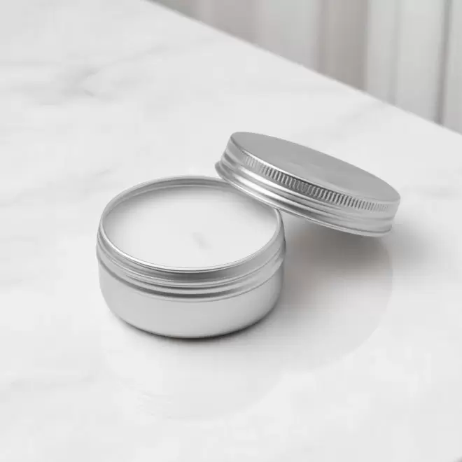 BOUGIE CITRONNELLE EN POT PERSONNALISABLE 'NISTRIK'