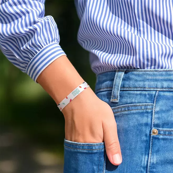 BRACELET A NOUER PERSONNALISABLE 'NABY RPET' 