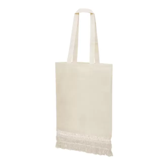 SAC EN COTON PERSONNALISABLE AVEC FRANGES 'PORTILLON'
