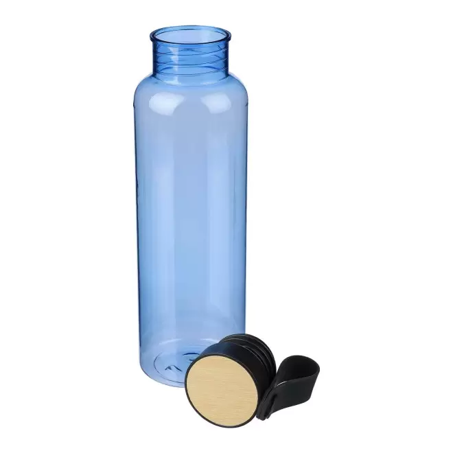 BOUTEILLE PERSONNALISABLE 750 ML EN RPET ET BAMBOU 'POWI'