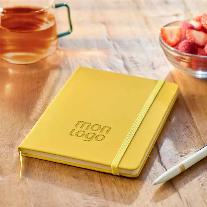 CARNET A5 EN PU RECYCLE PERSONNALISE 'LUGGATE'