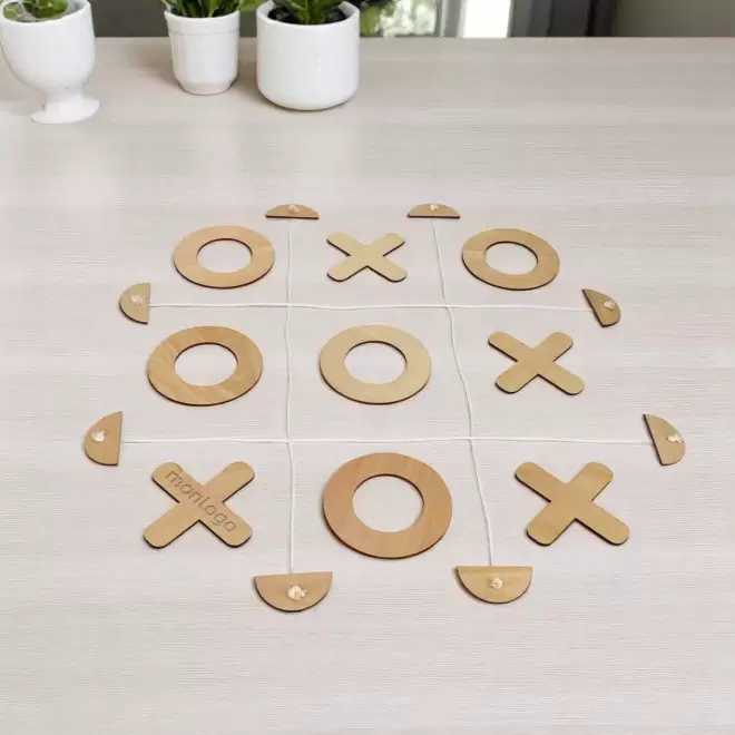 JEU DE MORPION GEANT PERSONNALISE 'TICTACTOE'