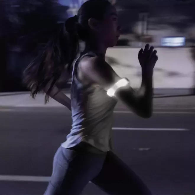 BRASSARD DE SECURITE PERSONNALISE 'VISIBILITY BLANC'