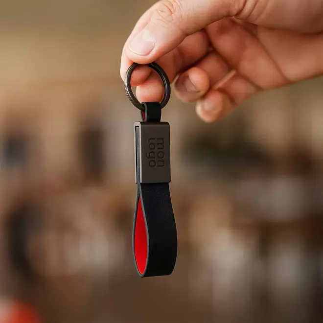 PORTE CLES EN METAL PERSONNALISABLE 'KISKOU'