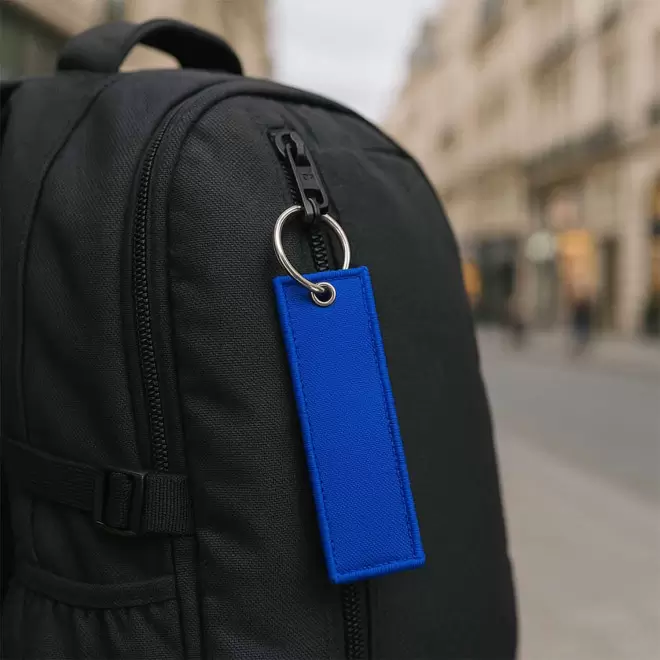 PORTE CLE ETIQUETTE DE VOL PERSONNALISABLE 'LOORA'