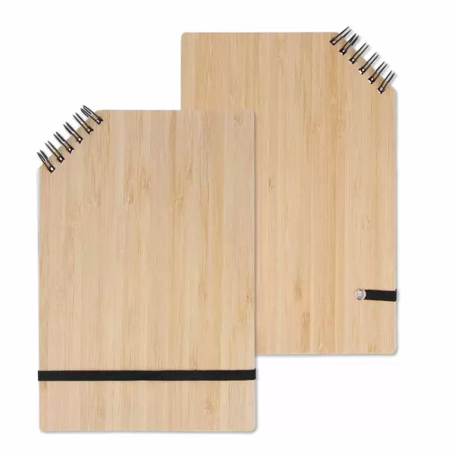 BLOC NOTES EN BAMBOU A5 PERSONNALISE 'ANGLUS'