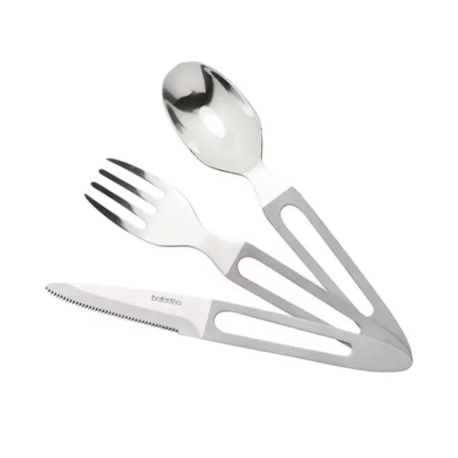 SET PERSONNALISABLE DE COUVERTS METAL 'TIMO ABS'