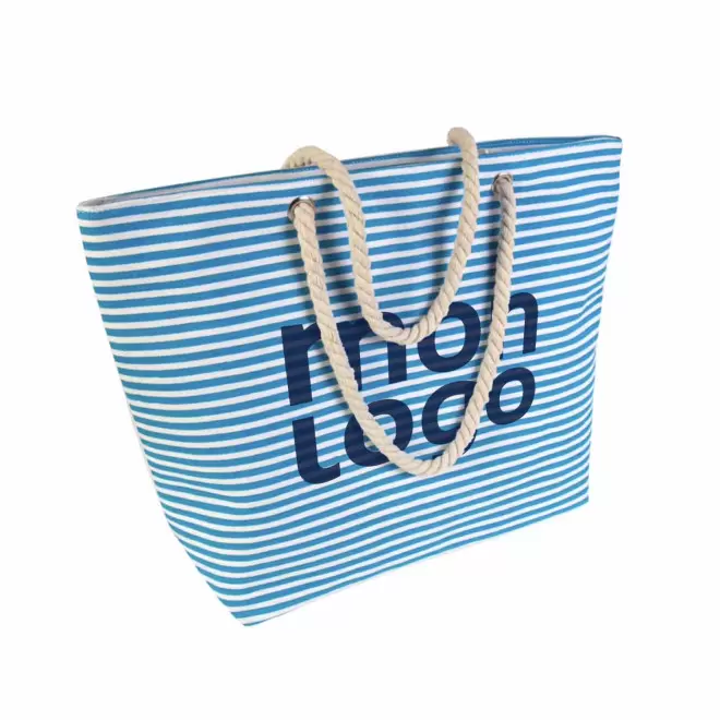 SAC DE PLAGE PERSONNALISABLE FERMETURE ZIPPEE 'GOYAVE'