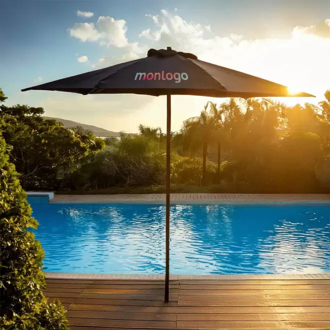 PARASOL PERSONNALISABLE 3X2.5 M 'CALORA'