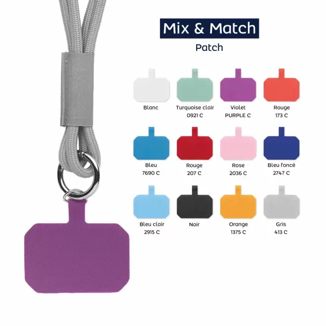 SANGLE POUR TELEPHONE PERSONNALISABLE 'MANAO'