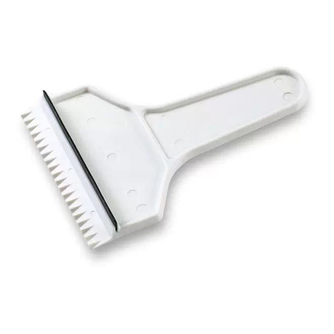 GRATTOIR EN PLASTIQUE PERSONNALISABLE 'LUNTA'