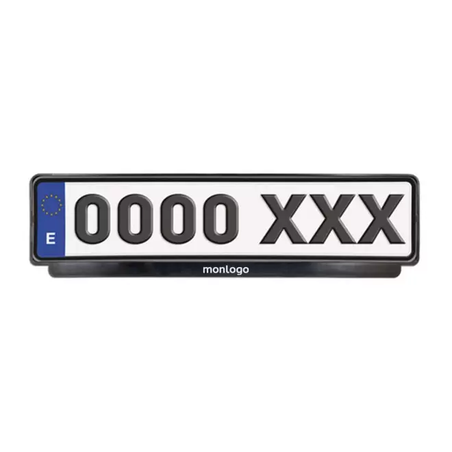 SUPPORT PLAQUE IMMATRICULATION PERSONNALISATION 'DAFTO'