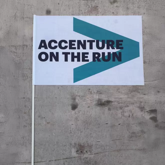 DRAPEAU PERSONNALISABLE A AGITER 'FANDRAP HAMPE'