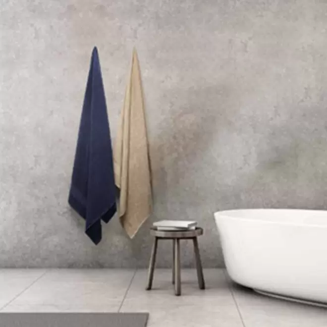 SERVIETTE EPONGE PERSONNALISABLE 'ISLAND BIO 100x180'