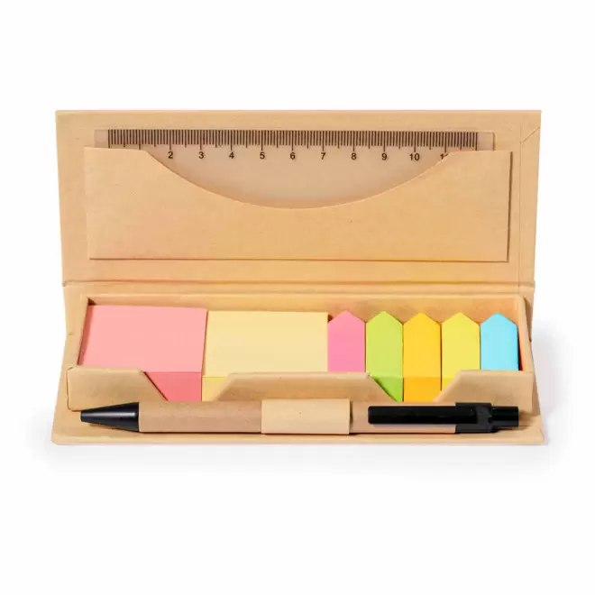 SET DE BUREAU PERSONNALISABLE EN CARTON RECYCLE 'MORGAN'